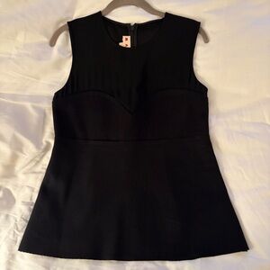 Marni Black Peplum Top